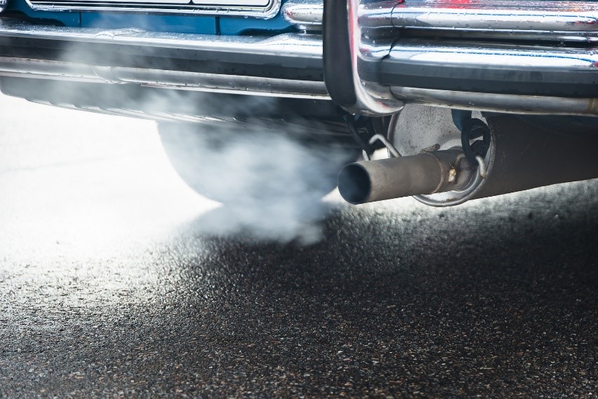 A car exhaust